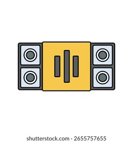 vrm icon with white background vector stock illustration