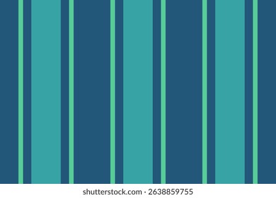 Vrungy background textile vertical, t-shirt fabric seamless lines. Sovering stripe texture pattern vector in cyan and mint colors palette.