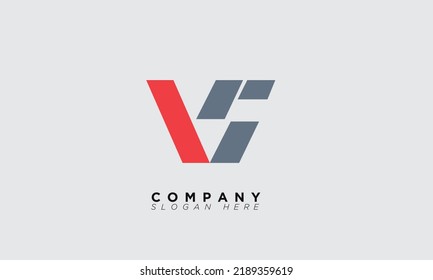 VS Alphabet letters Initials Monogram logo 