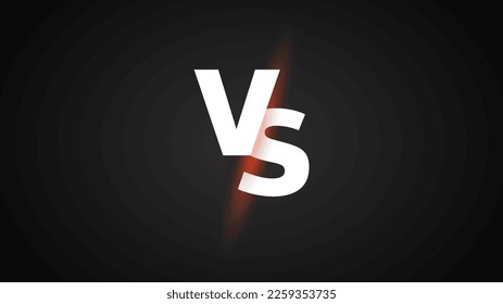Vs background vector ,illustrations for use in online sporting events , Illustration Vector  EPS 10
