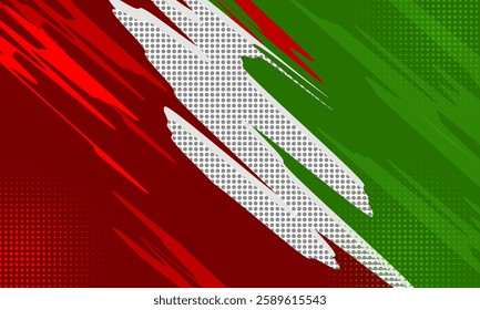 vs comic background red and green design vector illustration