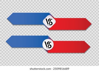 Vs fight title in vector