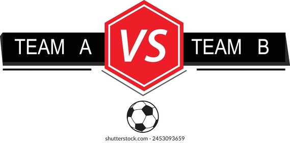 Vs Game Matches Vector Design