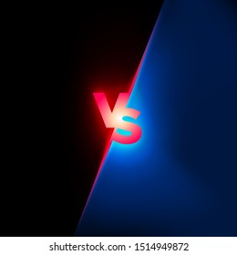 Vs great design for any purposes. Battle concept. Confrontation fight competition. Boxing logo. Conflict sign. Soccer game match. Football competition. Tournament icon. Vs logo vector. Versus concept