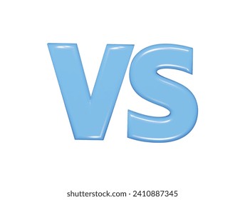 Icono Vs Ilustración 3d