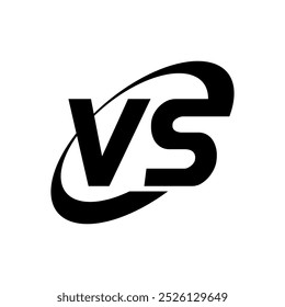 Vs icon on white background. Versus logo, symbol and background. Vs sign set for game, battle and sport. Vector illustration.
