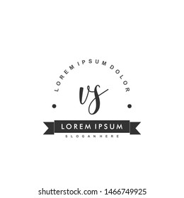 VS Initial beauty monogram logo vector