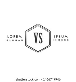 VS Initial beauty monogram logo vector