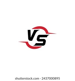 VS initial logo cool and stylish concept for esport or gaming logo as your inspirational