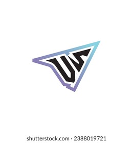 VS letter combination cool logo esport or gaming initial logo as a inspirational concept design