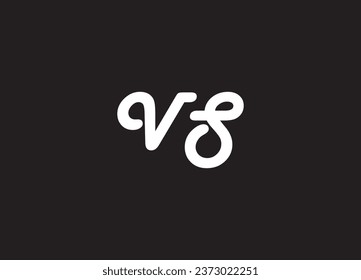VS letter logo design and initial logo design