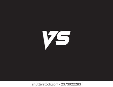 VS letter logo design and initial logo design