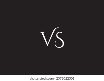 VS letter logo design and initial logo design