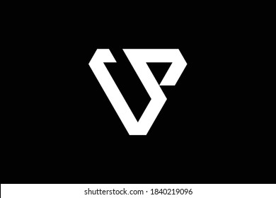 VS letter logo design on luxury background. SV monogram initials letter logo concept. VS icon design. SV elegant and Professional letter icon design on black background. V S VS SV