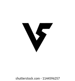 vs letter vector logo