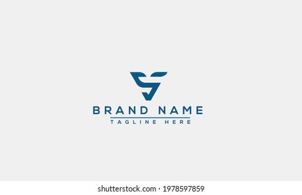 VS Logo Design Template Vector Graphic Branding Element.