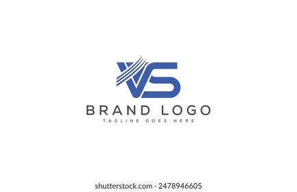 VS Logo Design Vektorgrafik Vorlage Design für brand