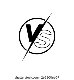VS logo sport for match game.