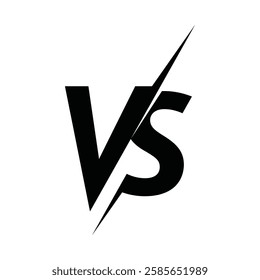 VS logo symbol vector design illustration 