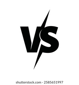 VS logo symbol vector design illustration 