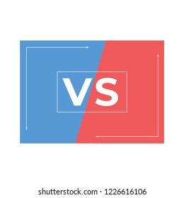 vs logo vector. vs battle letters competition 