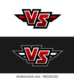 VS Logo. Versus symbol.