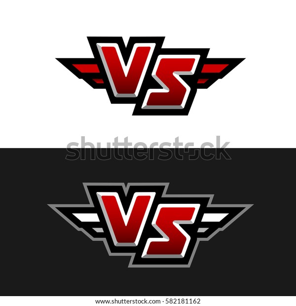 Vs Logo Versus Symbol Stock Vector (Royalty Free) 582181162