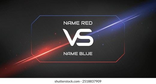 VS imágenes de oro modernas utilizadas para deportes y juegos.