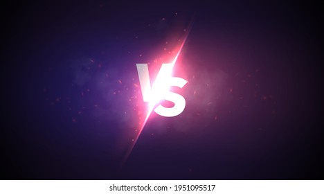 Vs Sign Vector Versus Background Glowing Stock Vector (Royalty Free ...