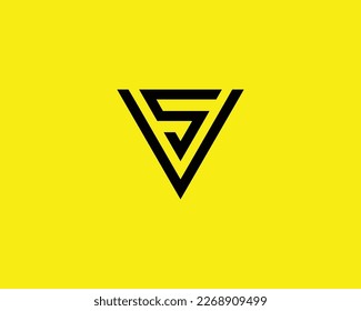 Vektor-Vektorgrafik-Design des VS SV-Logos