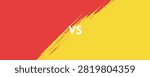 Vs template. Versus comparison blank. Decorative battle cover with lettering.
