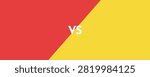 Vs template. Versus comparison blank. Decorative battle cover with lettering.