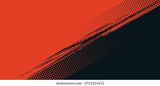 Vs template. Versus comparison blank. Decorative battle cover with lettering. Vector grunge