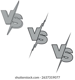 VS Typography for Sports, Fighting, Competition, Battle, Match, Game, Sport Fighting Home Screen