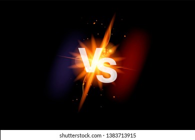 Vs Versus Battle Sport Background Versus Stock Vector (Royalty Free ...