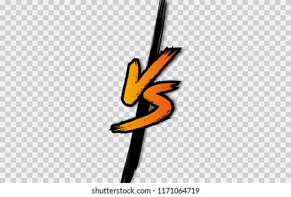 VS. Versus Letter Logo. Battle Vs Match, Game