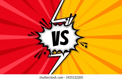 VS. Versus Letter Logo. Battle Vs Match, Game