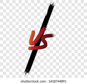 VS. Versus letter logo or icon. Battle vs match, game - Vector illustration - Vector