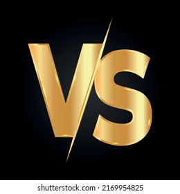 Vs versus Letters Logo Vector Icon Design Vector