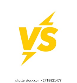 Vs versus Blitzsymbol