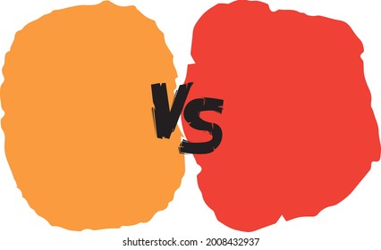 VS Versus screen , vector