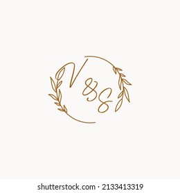 VS wedding initials logo design ideas