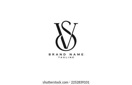 VSD, DVS, VS, SV, Abstract initial monogram letter alphabet logo design