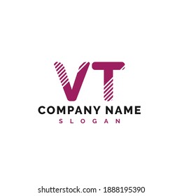 VT Letter Logo Design. VT Letter Logo Vector Illustration - Vector