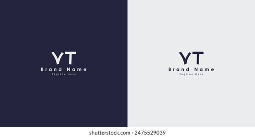 VT Letters Vektorgrafik Logo Design