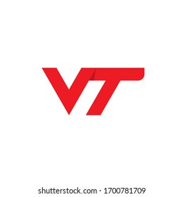 Vt Logo Clean Design Suitable All Stock Vector (Royalty Free ...