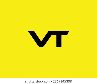 VT logo design vector template