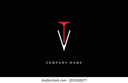 VT, TV Alphabets Letters Logo Monogramm