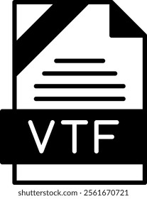 VTF Solid Style Icon Design