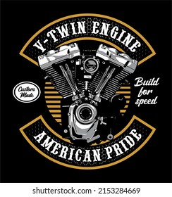 v-twin engine new vector template
